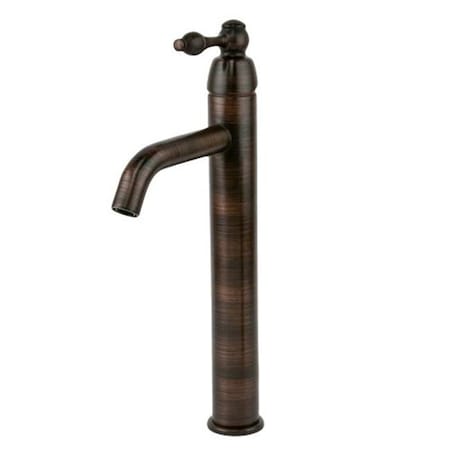 Premier Copper Products Premier Copper Products B-VF01ORB Single Handle Bathroom Vessel Faucet B-VF01ORB